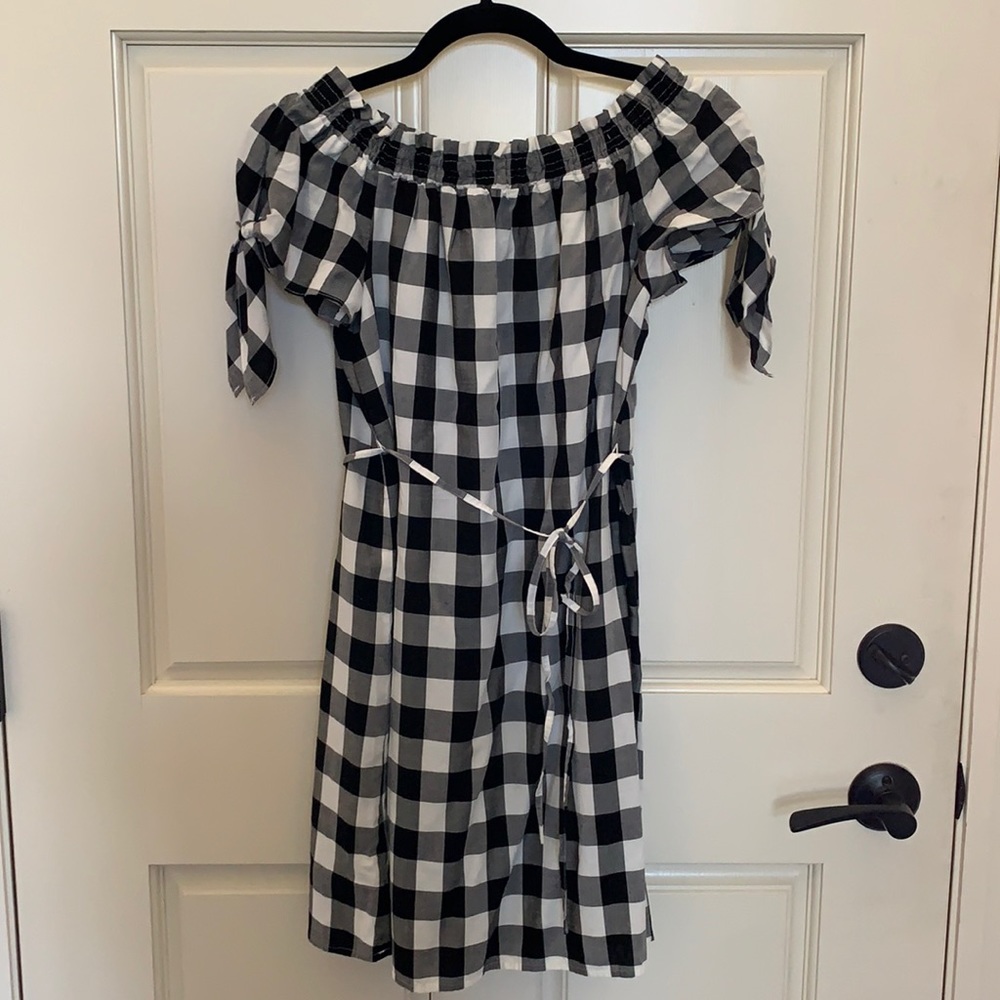 Loft Buffalo Check Dress